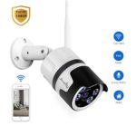 [2019 Upgrade] Outdoor Security Camera Wireless, Jecurity 1080P Wifi Surveillance Camera with Full Color Night Vision,Floodlight,Two-Way Audio,Siren Alarm,Motion Detection, Waterproof, MicroSD Support