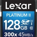 Lexar Platinum II 300x SDXC 128GB UHS-I/U1 (Up to 45MB/s Read) Flash Memory Card – LSD128BBNL300