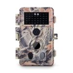 Meidase Trail Camera 16MP 1080P, Game Camera with No Glow Night Vision Up to 65ft, 0.2s Trigger Time Motion Activated, 2.4″ Color Screen and Unique Keypad, Waterproof Wildlife Hunting Camera