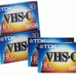 TDK VHS-C Video Tape (4-Pack) (Discontinued by Manufacturer)