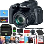 Canon PowerShot SX70 HS 20.3MP 65x Optical Zoom 4K Video Digital Camera 3071C001 Deco Gear Case and Photo Editing Pro Bundle