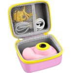 Case for OMZER/ OMWay/ Veroyi/ RegeMoudal/ Hachi’s Choice / JLtech Kids Camera Gifts for 4-8 Year Old Girls. Shockproof Storage box fits for Toys Cameras ,USB Cable and microSD card.(Case Only)