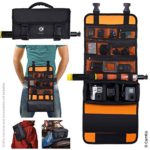 CAMKIX Roll-Out Bag with Waist/Shoulder Strap Compatible with GoPro Hero and DJI osmo Action + Other Action/Compact Cameras – Multiple Carry Options (Hand, Shoulder, Waist, Back) – Smart Case