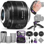 Canon EF-S 35mm f/2.8 Macro is STM Lens with Altura Photo Essential Accessory Bundle
