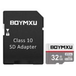 TF Memory Card 32GB,BOYMXU Sd Memory Card 32gb UHS-I Card with Adapter High Speed Tf Card Update-Gray.