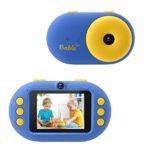 Bable Kids Digital Camera Gifts Shockproof 1080P Video/Selfie Kids Camera Waterproof, 2.4” Kids Toy Camera Video with 16GB SD Card, Underwater Photography Camera for 3-12Year Kids Birthday Gifts,Blue
