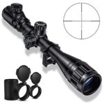 CVLIFE 4-16×44 Tactical Rifle Scope Red and Green Illuminated Built with Locking Turret Sunshade and Scope Mount Included