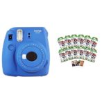 Fujifilm Instax Mini 9 Instant Camera Cobalt Blue w/ Fujifilm 120 Film Pack