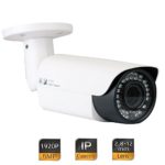 GW Security 5 Megapixel 2592 x 1920 Pixel Super HD 1920P Outdoor PoE 120FT Night Vision Weatherproof Security IP Camera with 2.8-12mm Varifocal Zoom Len (Renewed)