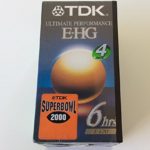 TDK T-120 E-HG Ultimate Performance VHS Tapes (4 Pack)