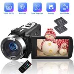 Camcorders Video Camera 18X Digital Zoom Volg Camera Full HD 1080P 30FPS Vlogging Camera Digital Camcorder with Two Batteries