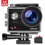 Campark X25 Native 4K Action Camera Ultra HD WiFi Underwater Waterproof Camera 170° Wide Angle with 2 Rechargeable Batteries and Mounting Accessories Kit Compatible with GoPro