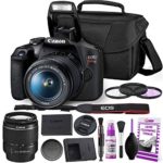 Canon Rebel T7 DSLR Camera with 18-55mm DC III Lens Kit and Carrying Case, Creative Filters, Cleaning Kit, and More