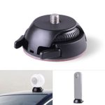 Andoer Quick Release Mount Holder Including Buckle + Flat and Curved Base Adhesive Tape for Samsung Gear 360 Camera for Ricoh Theta S/SC/M15 & Sports Action Panoramic Camera w/ 1/4″ Screw Hole