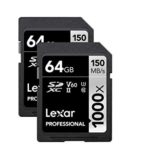 Lexar Professional 1000X 64GB (2-Pack) SDXC Uhs-II Cards