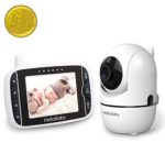 Baby Monitor with Remote Pan-Tilt-Zoom Camera and 3.2” LCD Screen, Infrared Night Vision