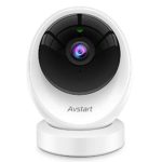 Home Security Camera – Avstart 1080P Pet Camera 2.4Ghz WiFi Indoor Camera with Panoramic Navigation, Night Vision & Two-Way Audio, Home Surveillance Baby Dog Camera with Cloud Storage & MicroSD Slot