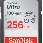 SanDisk 256GB Ultra SDXC UHS-I Memory Card – 100MB/s, C10, U1, Full HD, SD Card – SDSDUNR-256G-GN6IN