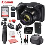 Canon PowerShot SX420 is Digital Camera USA (1068C001) with Accessory Bundle Package Deal -SanDisk 32gb SD Card + Deluxe Cleaning Kit + 12″ Tripod + More