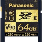 Panasonic Flash Memory Card – 64 GB – Video Class V90 / UHS-II U3 / Class10 – SDXC UHS-II
