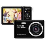 HD Digital Camera, Rechargeable Mini Digital Camera Camera with 2.8″ LCD/20MP/8X Digital Zoom Video Camera Kids Students Cameras,Indoor Outdoor for Adult Seniors Kids?Black?