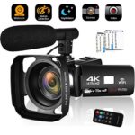 Camcorder Video Camera 4K 30MP WiFi Night Vision Camcorder Vlogging Camera Blogging Camera 16x Digital Camera Vlog Video Camera Camcorder with Microphone