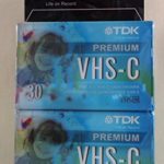 TDK – VHS-C High Grade HG Ultimate Camcorder Blank Media Video Cassette Tape x2