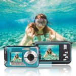 Waterproof Underwater Digital Cameras for Snorkeling,Underwater Cameras Waterproof Cameras Digital with Selfie Dual Screen -Travel,Holiday,Snrokeling
