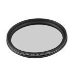 Super Thin 49/52/55/58/62/67/72/77MM Waterproof Circular CPL Camera Len Filter 62MM(Silver)