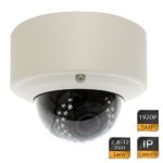 GW Security 5MP 2592×1920 Super HD 1920P High Resolution Network PoE 1080P IR Night Vision Weatherproof Security Dome IP Camera with 2.8-12mm Varifocal Zoom Len