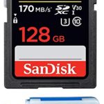 SanDisk 128GB SDXC SD Extreme Pro Memory Card Works with Fujifilm X-T30, X-A3, X-Pro1 Mirrorless Camera Class 10 4K (SDSDXXY-128G-GN4IN) Plus (1) Everything But Stromboli (TM) Multi Slot Card Reader
