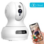 Baby Monitor, Lefun Wireless IP Security Camera WiFi Surveillance Pet Camera with Cloud Storage Two Way Audio Remote Viewing Pan Tilt Zoom Night Vision Motion Detect for Indoor Home Shop Office