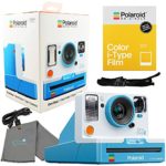 Polaroid OneStep 2 Viewfinder i-Type Camera 9016 Summer Blue Bundle with a Color i-Type Film Pack 4668 (8 Instant Photos) and a Lumintrail Cleaning Cloth