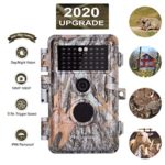 [Upgraded]Game Hunting Trail Camera 16MP 1080P No Glow with Night Vision Motion Activated IP66 Waterproof Outdoor Tracking & Stand By Time Up to 6 Months, Time Stamp & Time Lapse, Photo & Video Model