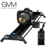 GVM Motorized Camera Slider Aluminum Alloy Slider Time Lapse Video Shot Camera Dolly Slider with Controller for DSLR Camera DV Video Camcorder Film Photography, Load up to 44 lbs