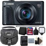 Canon PowerShot SX740 HS 20.3MP 40x Zoom Point and Shoot Digital Camera Black with Pro Video 64GB Bundle