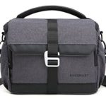 BAGSMART DSLR/SLR Camera Shoulder Bag Compact Gadget Bag with Thicken Top Handle & Adjustable Shoulder Strap