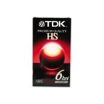 TDK T120HS-5PK – 5-Pack of High Standard VHS Video Tapes