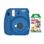 Fujifilm Instax Mini 9 Instant Camera with Mini Film Twin Pack (Ocean Blue)