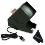 RAINBEAN USB Powered 35mm Negative Slide Film Viewer, Old Slides Scanner Portable LED Lighted Negative Viewing – 3X Magnification, Handheld Projector Suit for 2 × 2 Slides