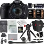 Canon PowerShot SX540 HS Camera with 2 Lexar 32GB Memory Card, Table-Tripod, Camera Bag, Memory Card Reader/Writer, and Spare Battery