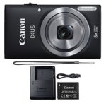 Canon IXUS 185 / ELPH 180 20.0MP 8X Optical Zoom Point and Shoot Digital Camera Black