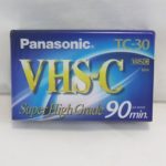 Panasonic Super High Grade VHS-C video cassette TC-30