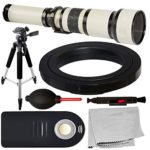 Ultimaxx 650-1300mm Manual Zoom Lens Deluxe Bundle for Canon EOS 90D,80D, 77D, 70D, 60D, 60Da, 50D, 7D, T7i, T7s, T7, T6s, T6i, T6, T5i, T5, SL1, SL2 and SL3 Digital SLR Cameras