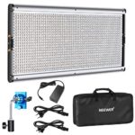 Neewer Dimmable LED Video Light Photography LED Lighting with Metal Frame 1320 LED Beads 3200-5600K, DC Adapter/Battery Power Options for Studio Portrait Product Video Shooting (Battery Not Included)