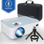 Fangor Bluetooth Projector, 1080P and 170” Display Supported, 3600L Portable Movie Projector Mini Projector Compatible with Smartphone, TV Stick, Roku, PS4, Xbox, HDMI, VGA, TF, AV and USB
