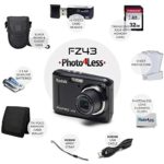 KODAK PIXPRO AZ252 Astro Zoom Digital Camera (White) Bundle with 32GB Card, Case, Accessory kit, and Rechargeable Batteries