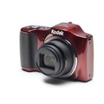 KODAK PIXPRO AZ252 Astro Zoom Digital Camera (Red) Bundle with 32GB Card, Case, Accessory kit, and Rechargeable Batteries