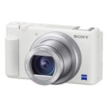 Sony ZV-1 Camera for Content Creators and Vloggers, White, Compact (DCZV1/W)