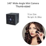 Spy Camera, Hidden Camera 1080P HD Mini Hidden Camera HD 1080P Indoor/Outdoor Home Small Nanny Cam Security Cameras Built-in Magnetic & Wearable Camera with Motion Detection Night Vision Cop cam